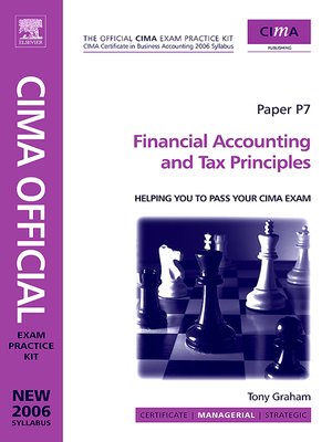 cover image of CIMA Exam Practice Kit Financial Accounting and Tax Principles